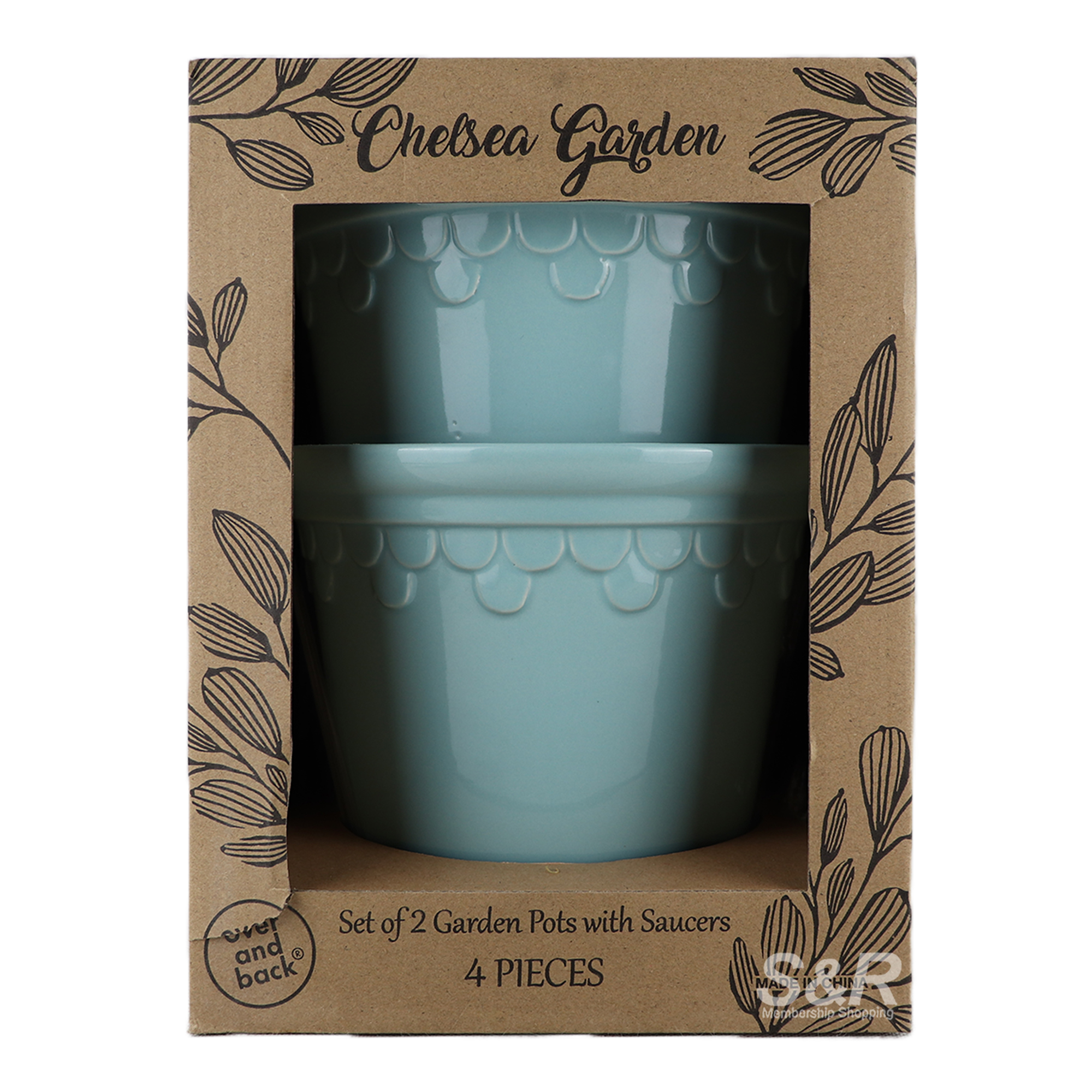 Chelsea Garden Flower Pot 2pcs